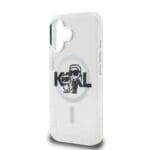 Karl Lagerfeld IML Glitter Karl and Choupette Sketch MagSafe Transparent iPhone 16 Tok