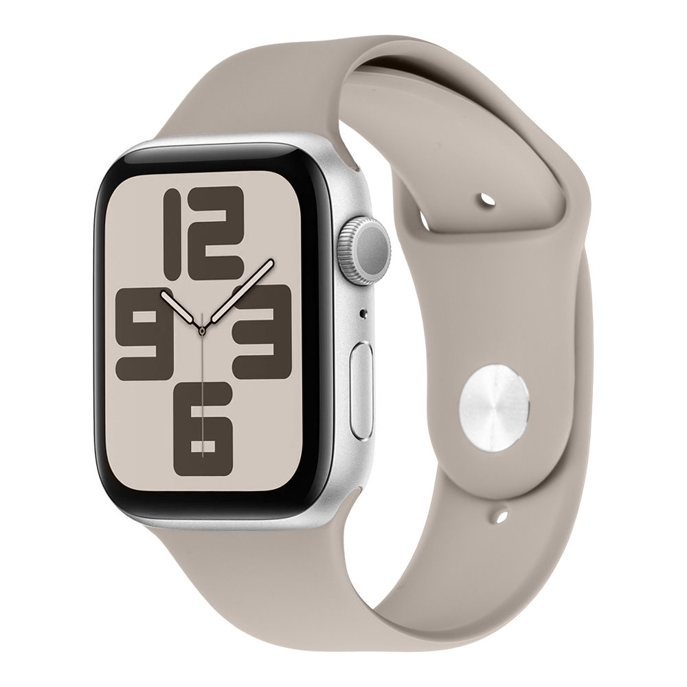 OBAL:ME Silicone Band Apple Watch SE/11/10/9/8/7/6/5/4/3 (42/41/40/38mm) S-M Beige