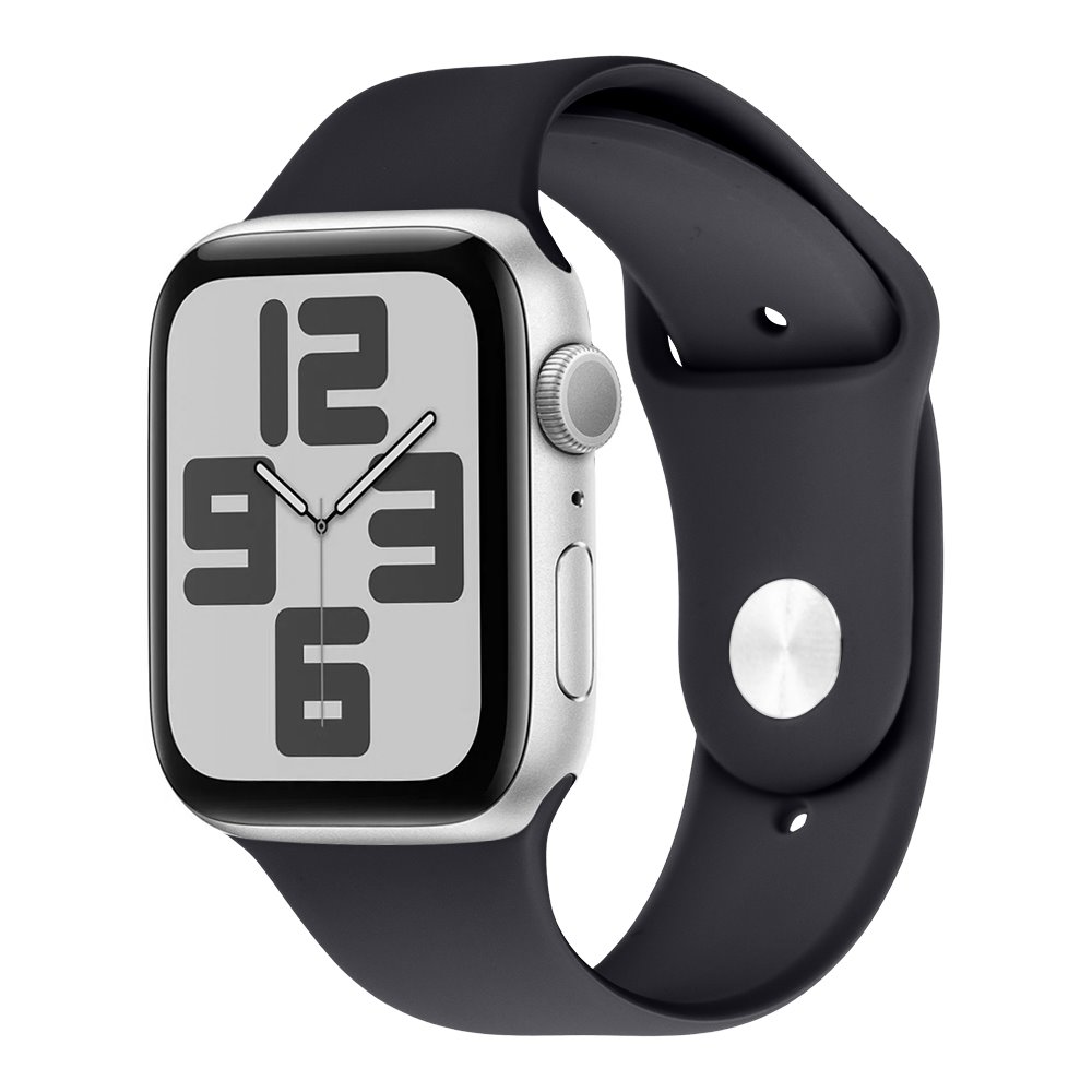 OBAL:ME Silicone Band Apple Watch SE/11/10/9/8/7/6/5/4/3 (42/41/40/38mm) S-M Black