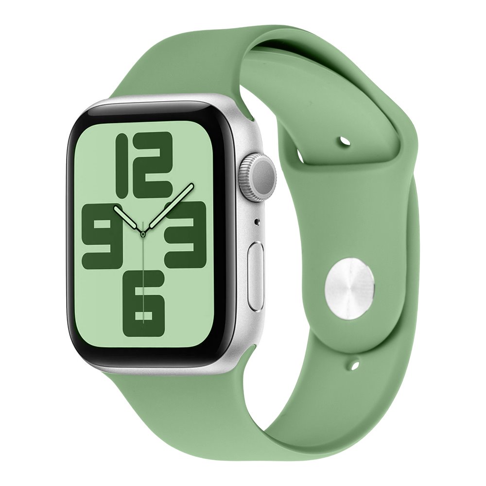 OBAL:ME Silicone Band Apple Watch SE/11/10/9/8/7/6/5/4/3/Ultra 1/2/3 (44/45/46/49mm) M-L Green