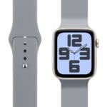 OBAL:ME Silicone Band Apple Watch SE/11/10/9/8/7/6/5/4/3/Ultra 1/2/3 (44/45/46/49mm) M-L Grey