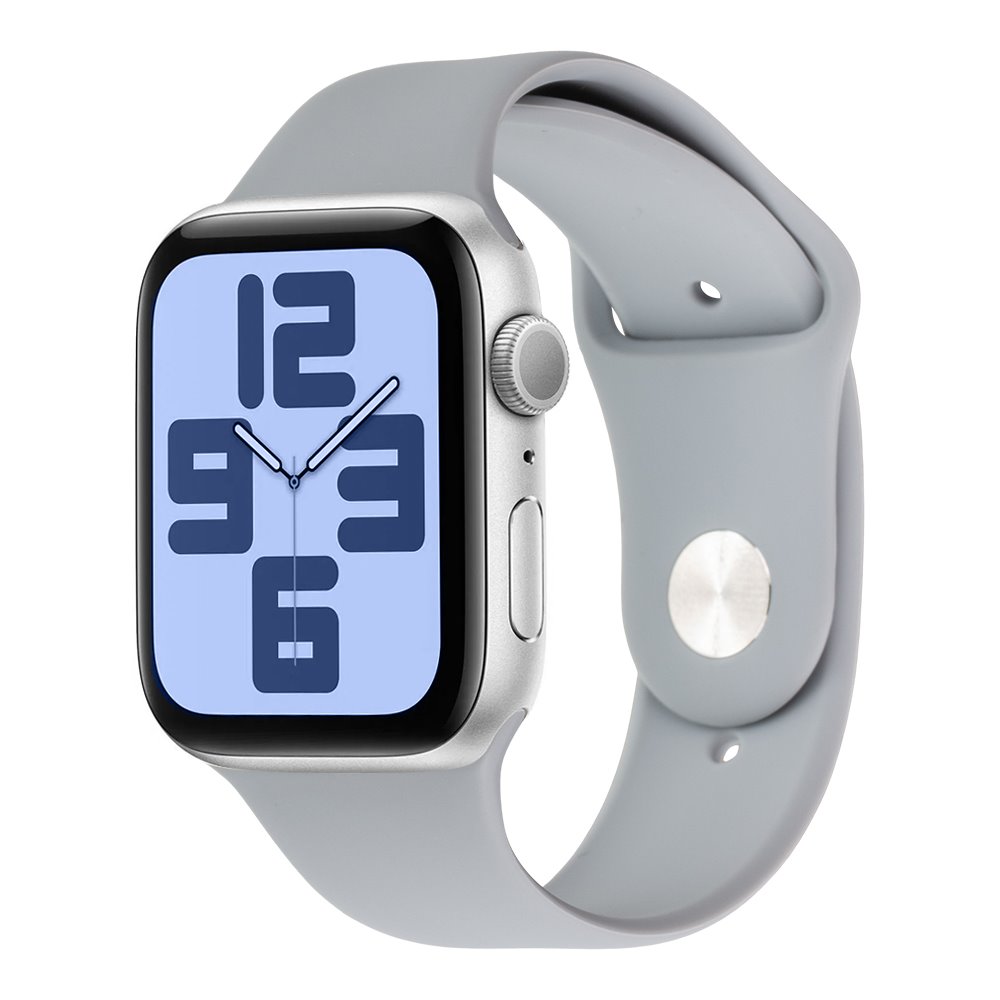 OBAL:ME Silicone Band Apple Watch SE/11/10/9/8/7/6/5/4/3/Ultra 1/2/3 (44/45/46/49mm) M-L Grey