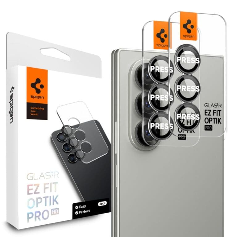 Spigen Optik Pro Hd Glas.Tr ”Ez Fit” Camera Protector 2-Pack Black Samsung Galaxy Z Fold 7