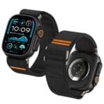 Tech-Protect Nylon Slip Apple Watch SE/11/10/9/8/7/6/5/4/3/Ultra 1/2/3 (44/45/46/49mm) Black
