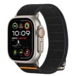 Tech-Protect Nylon Slip Apple Watch SE/11/10/9/8/7/6/5/4/3/Ultra 1/2/3 (44/45/46/49mm) Black
