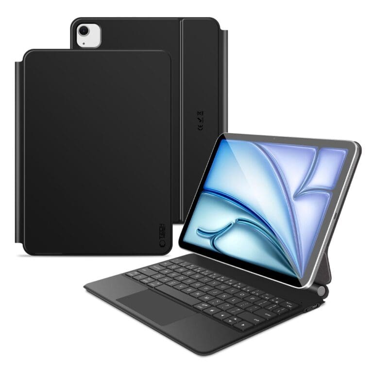 Tech-Protect Smartcase Magnetic + Keyboard iPad Air 10.9” 4 / 5 / 2020-2022 / 11” 6 / 7 / 2024-2025 Black