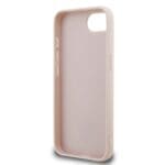 Guess PU 4G Strass Triangle Metal Logo Pink iPhone 16e Tok