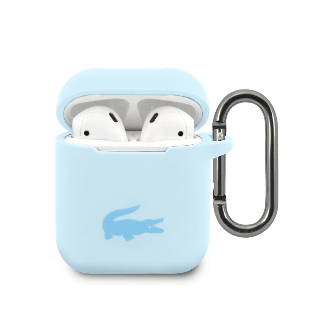 Lacoste Liquid Silicone Glossy Printing Logo Blue AirPods Pro/AirPods Pro 2 Tok