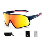 Rockbros 10134Pl Polarized Cycling Glasses Blue And Pink