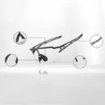 Rockbros 10173 Photochromic Uv400 Cycling Glasses Black And Red