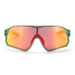 Rockbros 14110009002 Polarized Cycling Glasses For Children 8-14 Years Old Green