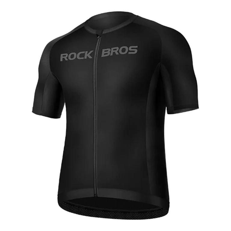 Rockbros 15120002005 Short Sleeve XXL Cycling Jersey Black