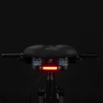 Rockbros 38218916002 Mtb Bicycle Saddle + Lamp Black