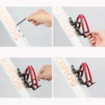 Rockbros Fk338 Bike Bottle Holder Black And Red