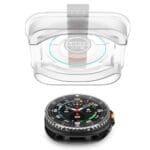 Spigen Glas.Tr ”Ez-Fit” 2-Pack Galaxy Watch 8 Classic (46 mm) Clear