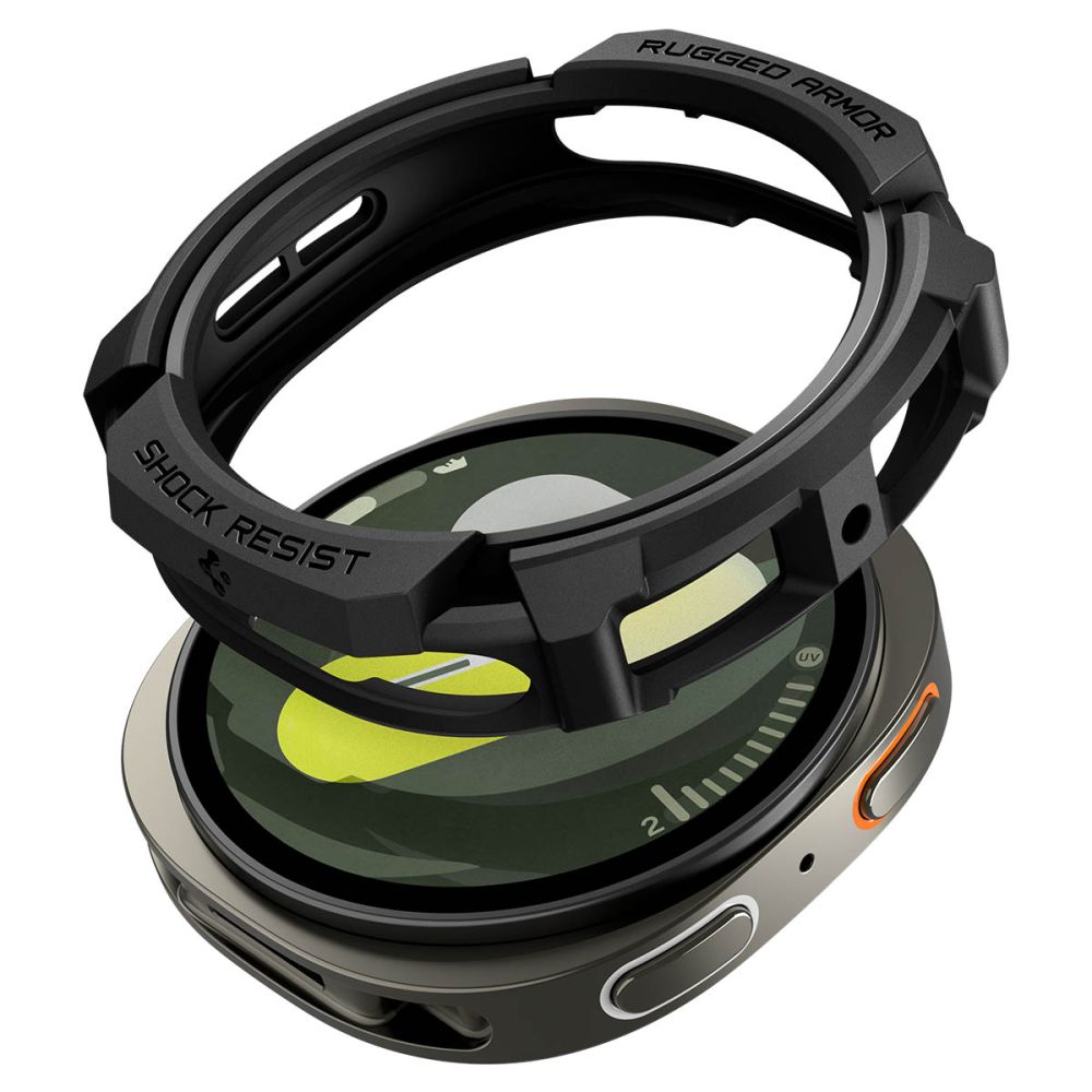 Spigen Rugged Armor Samsung Galaxy Watch 8 (40 mm) Matte Black