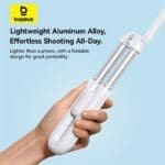 Baseus TechShot Series Dual-Support Selfie Stick Moon White