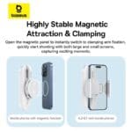 Baseus TechShot Series Dual-Support Selfie Stick Moon White