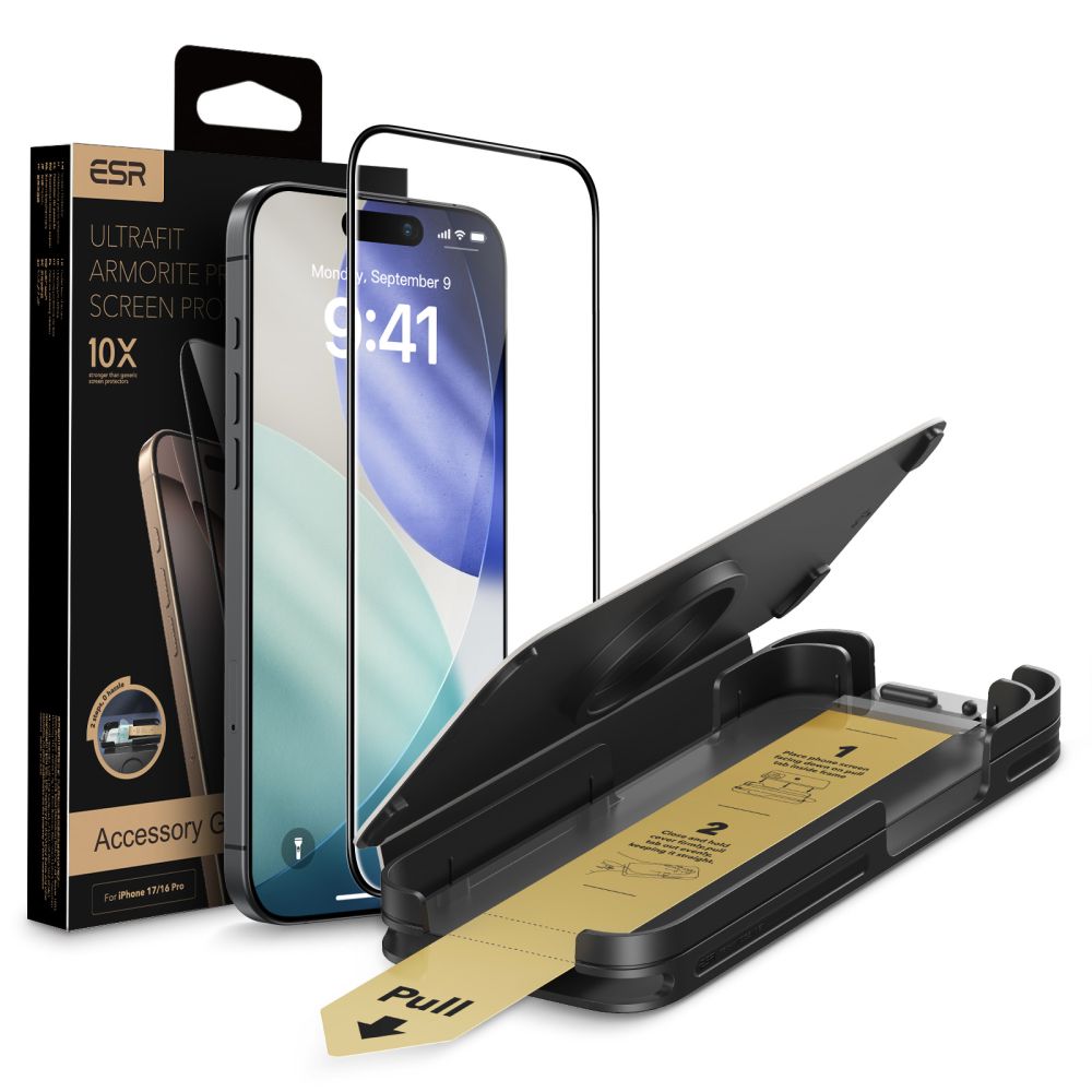 ESR Ultrafit Armorite Pro Tempered Glass Clear iPhone 16 Pro/17