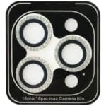 Guess 2-in-1 set BP Rhinestone Screen and Camera Lens Glass Gold iPhone 16 Pro Max