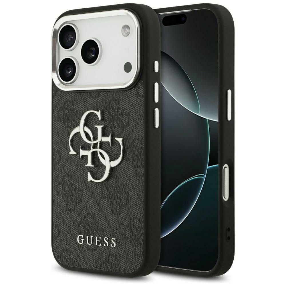 Guess 4G Big 4G Classic Logo Black Silver iPhone 17 Pro Max Tok
