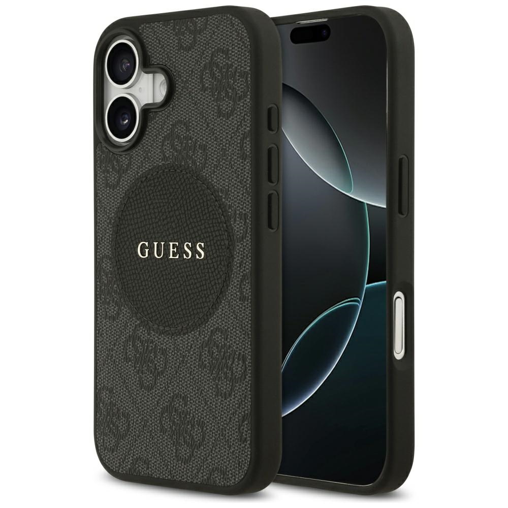 Guess 4G Circle Classic Logo MagSafe Black iPhone 17 Tok