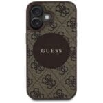 Guess 4G Circle Classic Logo MagSafe Brown iPhone 16 Tok