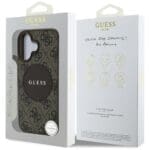 Guess 4G Circle Classic Logo MagSafe Brown iPhone 16 Tok