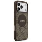 Guess 4G Circle Classic Logo MagSafe Brown iPhone 17 Pro Max Tok