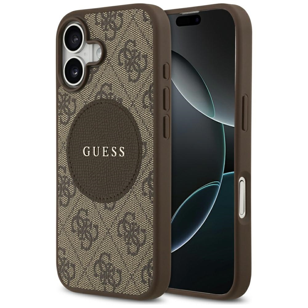 Guess 4G Circle Classic Logo MagSafe Brown iPhone 17 Tok