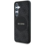 Guess 4G Round Patch Classic Logo MagSafe Black Samsung Galaxy S25 Tok