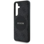 Guess 4G Round Patch Classic Logo MagSafe Black Samsung Galaxy S25 Tok