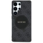 Guess 4G Round Patch Classic Logo MagSafe Black Samsung Galaxy S25 Ultra Tok