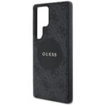 Guess 4G Round Patch Classic Logo MagSafe Black Samsung Galaxy S25 Ultra Tok