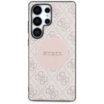 Guess 4G Round Patch Classic Logo MagSafe Pink Samsung Galaxy S25 Ultra Tok