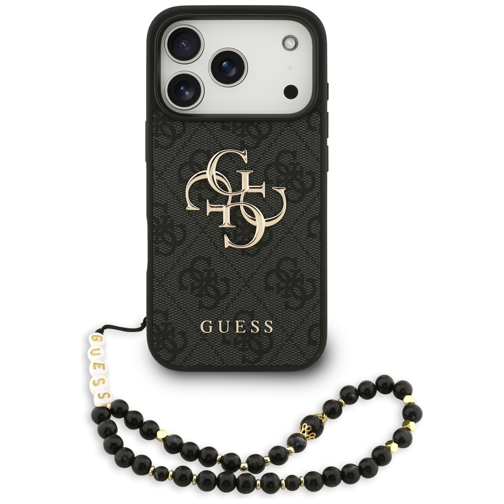Guess 4G Strap 4G Classic Logo Black iPhone 17 Pro Tok