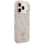 Guess 4G Strass Logo MagSafe Pink iPhone 17 Pro Tok