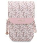 Guess Bag GUWBHGCFSEP Pink GCube Stripe