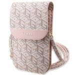 Guess Bag GUWBHGCFSEP Pink GCube Stripe
