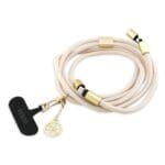 Guess Crossbody 4G Charm with Charging Cable C USB-C/USB-C Beige