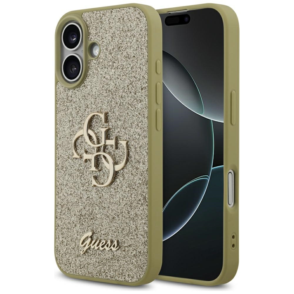 Guess Fixed Glitter Big 4G Gold iPhone 17 Tok