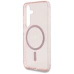 Guess Glitter Circle Classic Logo MagSafe Pink Samsung Galaxy S25 Tok