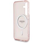 Guess Glitter Circle Classic Logo MagSafe Pink Samsung Galaxy S25 Tok