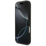 Guess Grained Big 4G & Classic Logo Black iPhone 17 Pro Tok