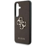Guess Grained Big 4G Logo Small Classic Logo to Brown Samsung Galaxy S25 Tok