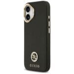 Guess Grained Strass Logo MagSafe Black iPhone 17 Tok