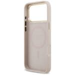 Guess Grained Strass Logo MagSafe Pink iPhone 17 Pro Max Tok