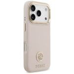 Guess Grained Strass Logo MagSafe Pink iPhone 17 Pro Tok
