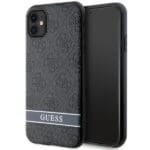 Guess GUHCN61P4SNK Grey Hardcase 4G Stripe iPhone 11/XR Tok