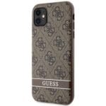 Guess GUHCN61P4SNW Brown Hardcase 4G Stripe iPhone 11/XR Tok
